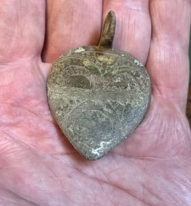 Rare 12th Century Medieval Horse Harness Pendant Found Metal Detecting